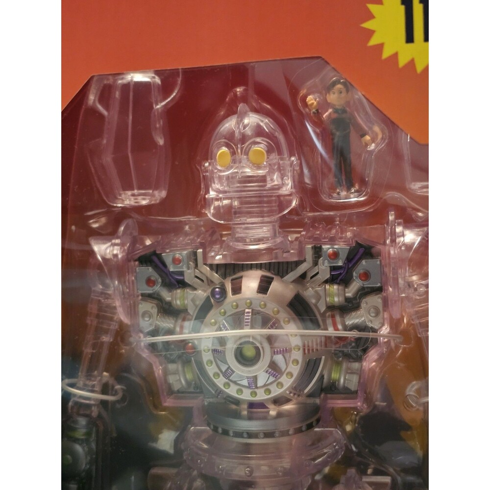 Super7 THE IRON GIANT Super Cyborg CLEAR X-RAY 11" Action Figure w/ Hogarth 2024 - Picture 11 of 13